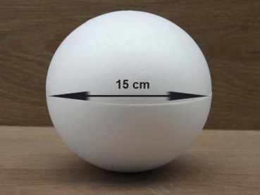 Styropor Ball / Kugel - 15cm
